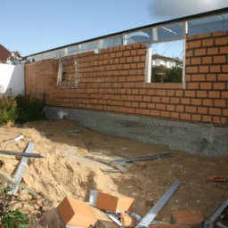 Agrandissement terrasse pour espace de jeu pour enfants Chantilly